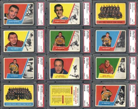 1963-64-Topps-set-lot-cards-hockey-for-sale-acheter