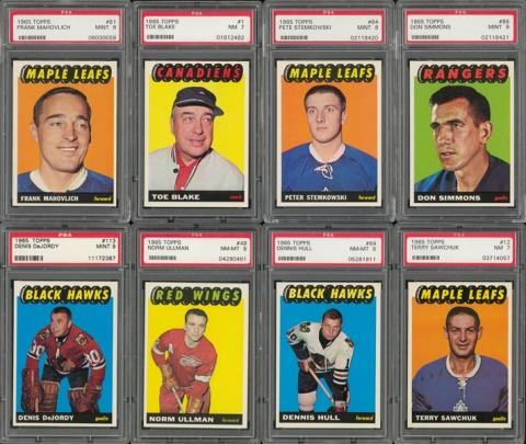 1965-66-Topps-hockey-cards-set-lot-for-sale-a-vendre