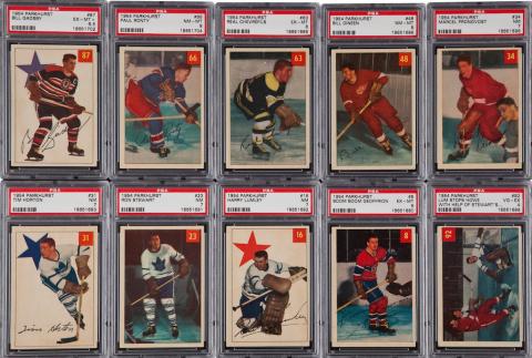1954-55-Parkhurst-Hockey-cards-set-lot-card-for-sale