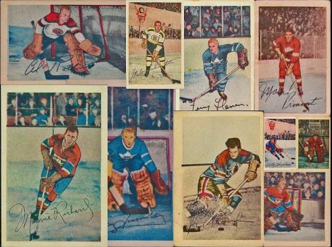 1952-53-Parkhurst-set-lot-cards-horton-hockey-for-sale