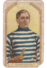 1911 C55 Imperial Tobacco #6 T. Dunderdale HOF hockey card for sale carte a vendre