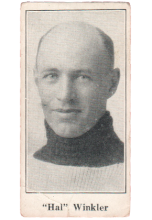 1923 V128-1 Paulin's Candy #46 “Hal” Winkler hockey cards