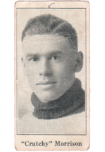 1923 V128-1 Paulin's Candy #48 “Crutchy” Morrison expo de cartes sportives
