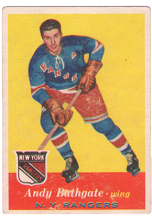 1957-58 Topps #60 Andy Bathgate HOF rc rookie hockey for sale