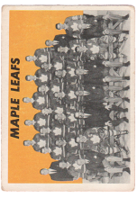 1965-66 Topps #123 Toronto Maple Leafs team Short Print SP